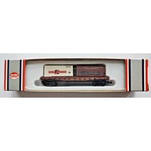 Model Power‎ 7022 N Santa Fe Scale Flat Car W/ 2 Cargo ATSF #933253 U105-16